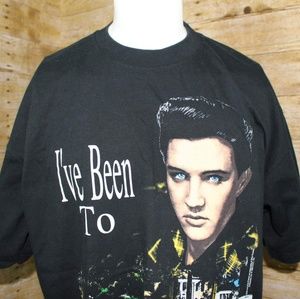 Vintage 90s Elvis Presley Big Print Shirt